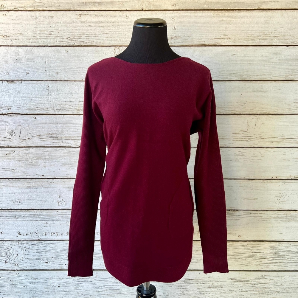 Charlie B Women's Burgundy Top Size Large